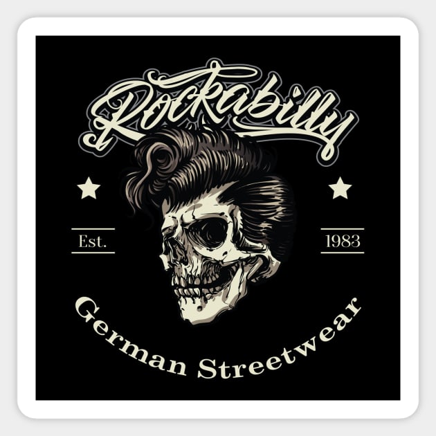 Rockabilly Rules Sticker by GermanStreetwear